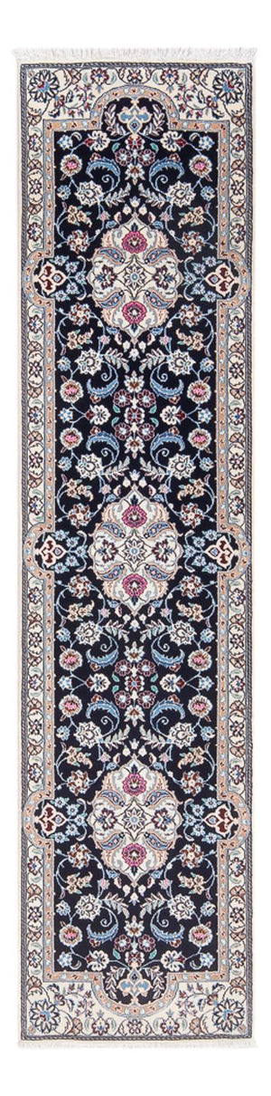 Läufer Perser - Nain - Premium - 196 x 50 cm - dunkelblau