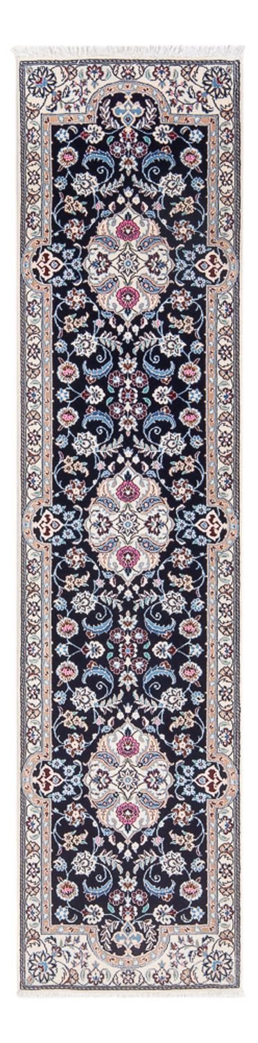 Läufer Perser - Nain - Premium - 196 x 50 cm - dunkelblau