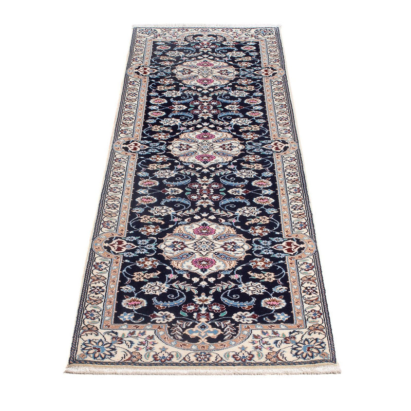 Läufer Perser - Nain - Premium - 196 x 50 cm - dunkelblau