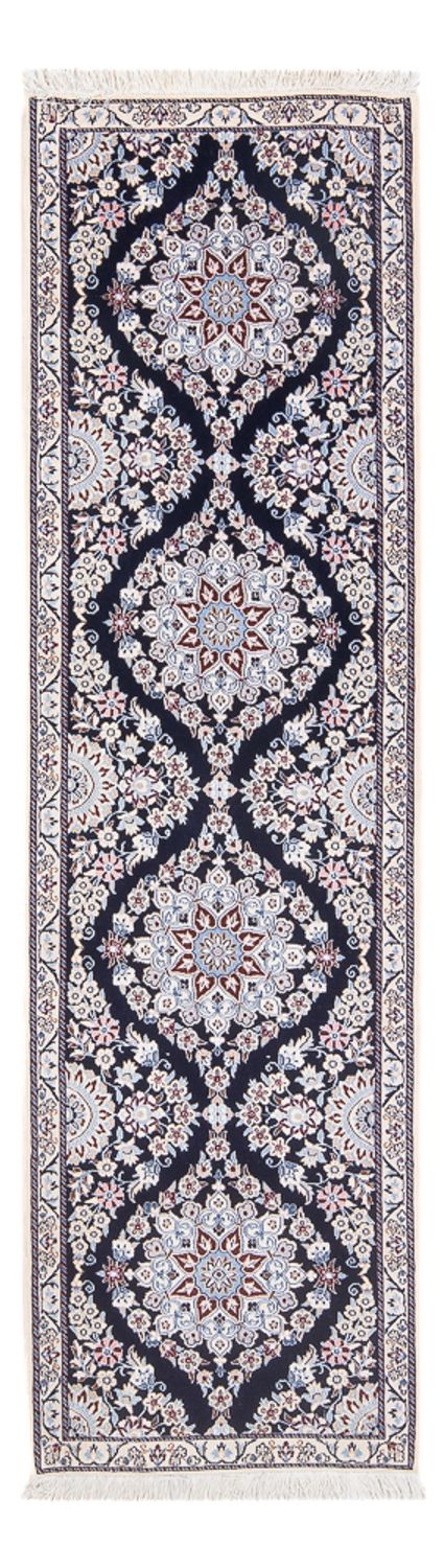 Läufer Perser - Nain - Premium - 188 x 58 cm - dunkelblau