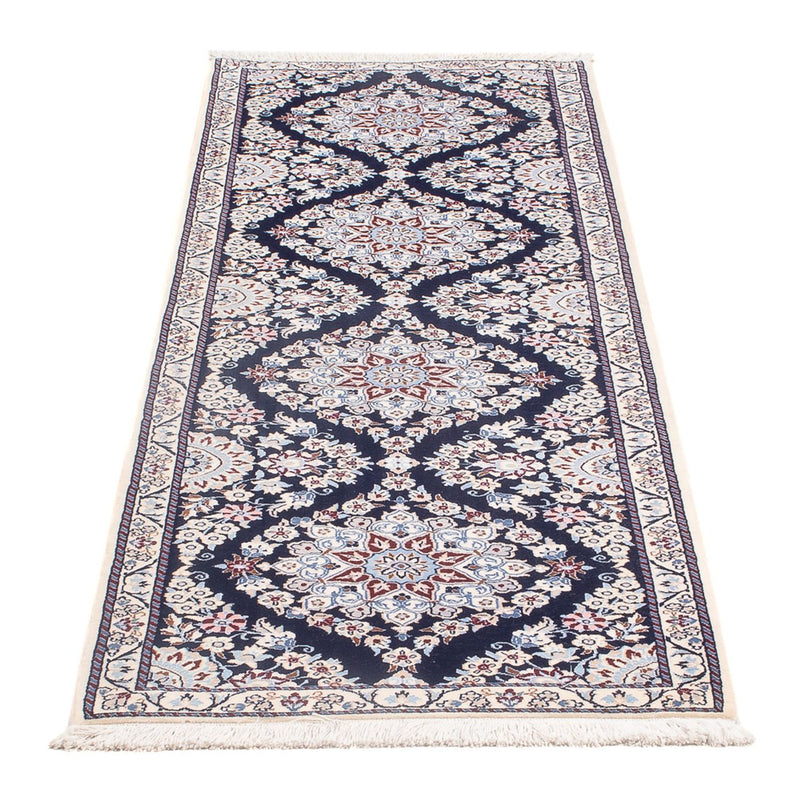 Läufer Perser - Nain - Premium - 188 x 58 cm - dunkelblau