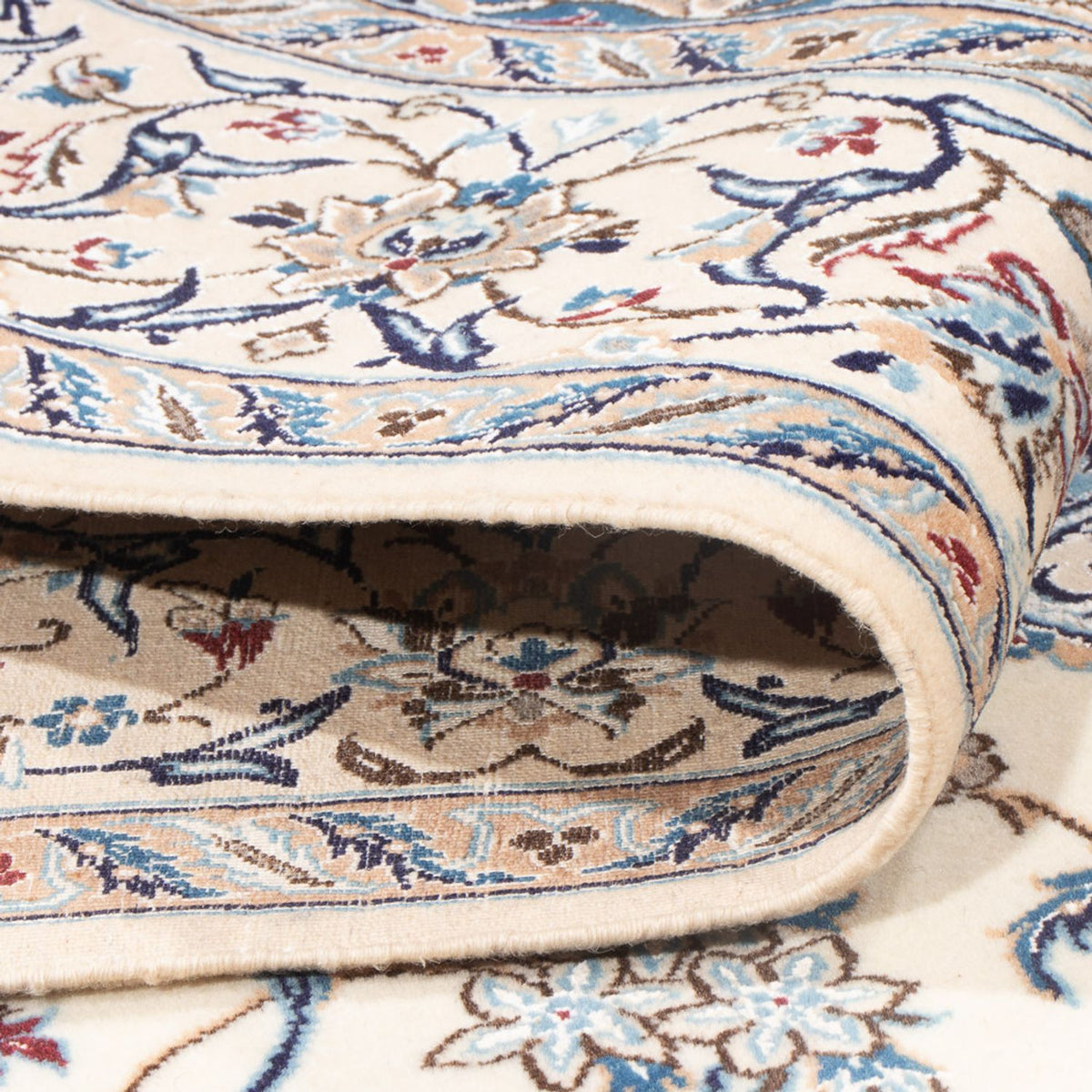 Perserteppich - Nain - Premium - 211 x 130 cm - creme