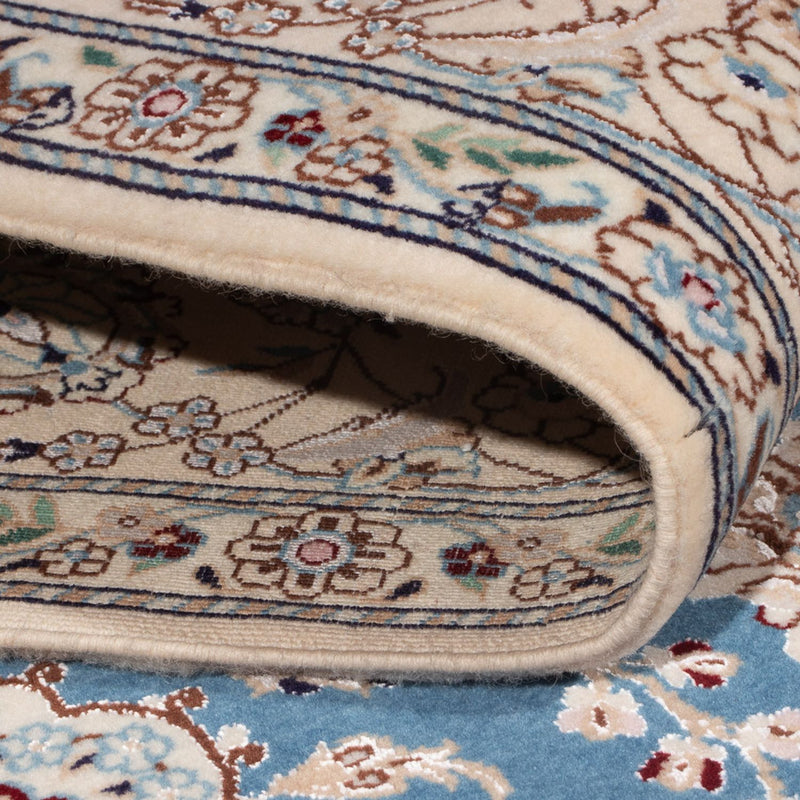 Perserteppich - Nain - Premium - 198 x 131 cm - blau