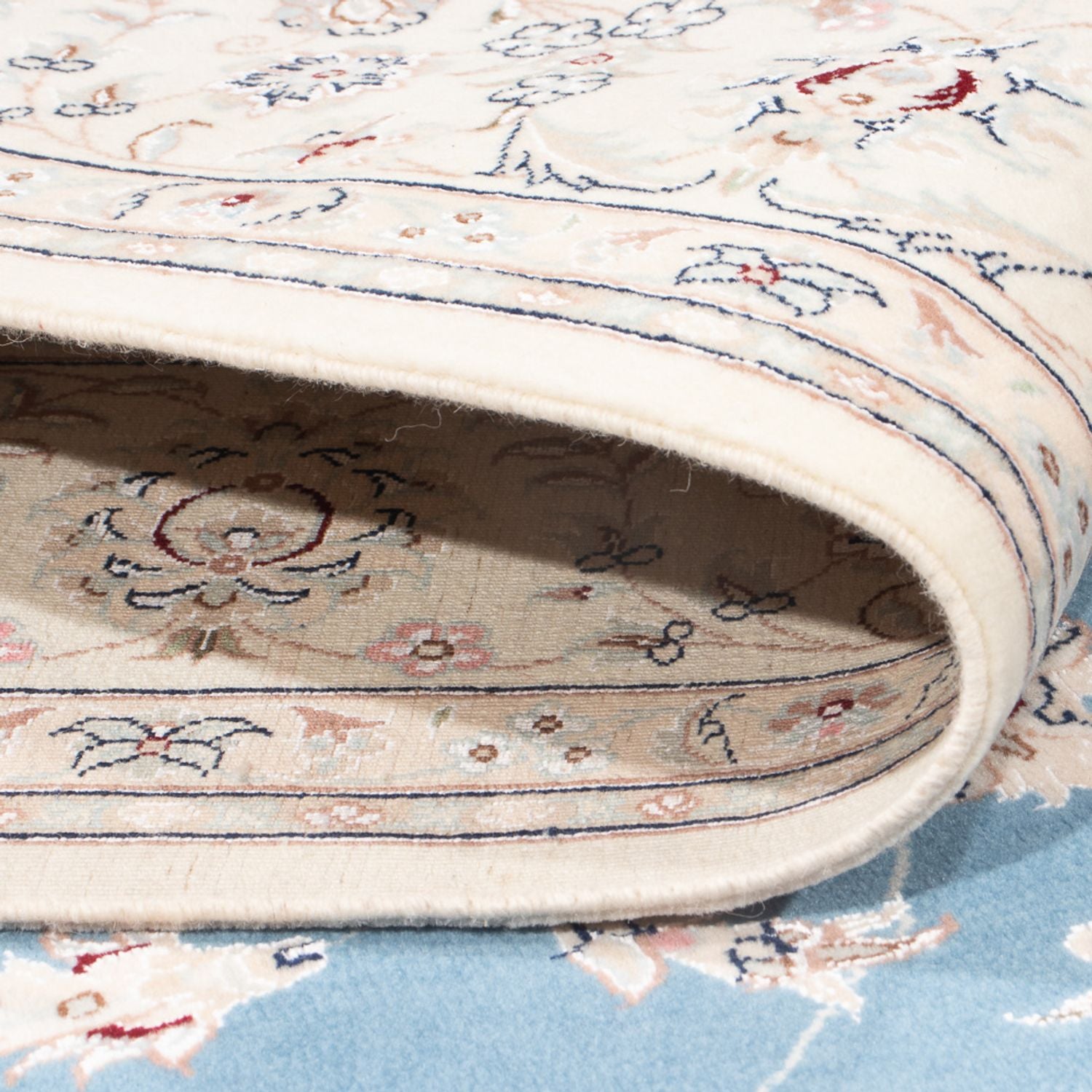 Perserteppich - Nain - Premium - 200 x 155 cm - blau