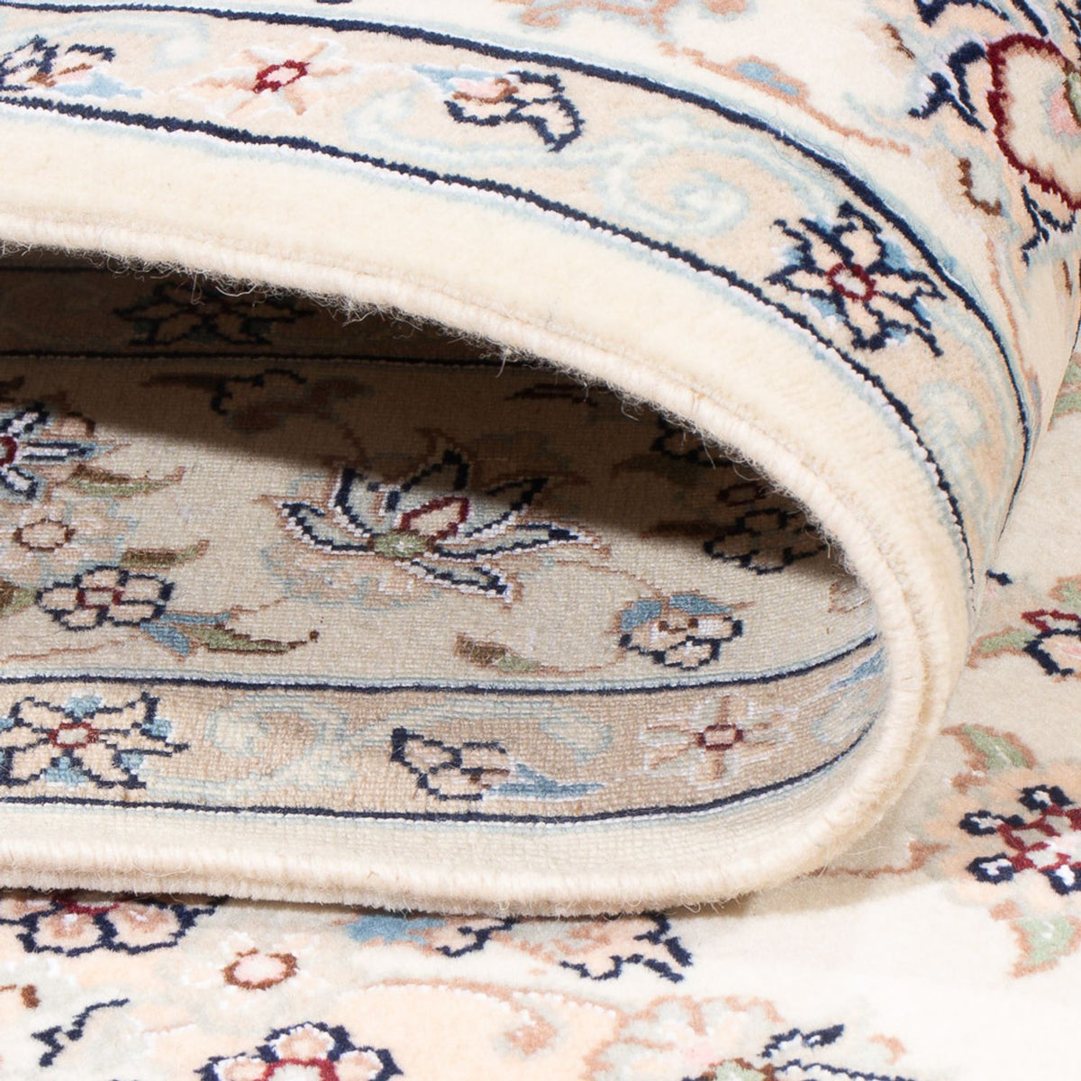 Perserteppich - Nain - Premium - 161 x 109 cm - creme