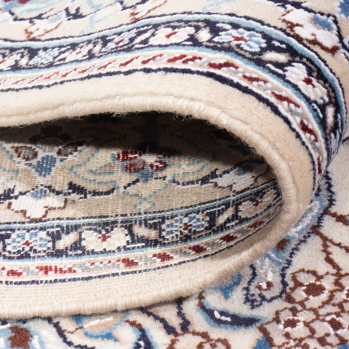 Perserteppich - Nain - Premium - 145 x 71 cm - dunkelbeige