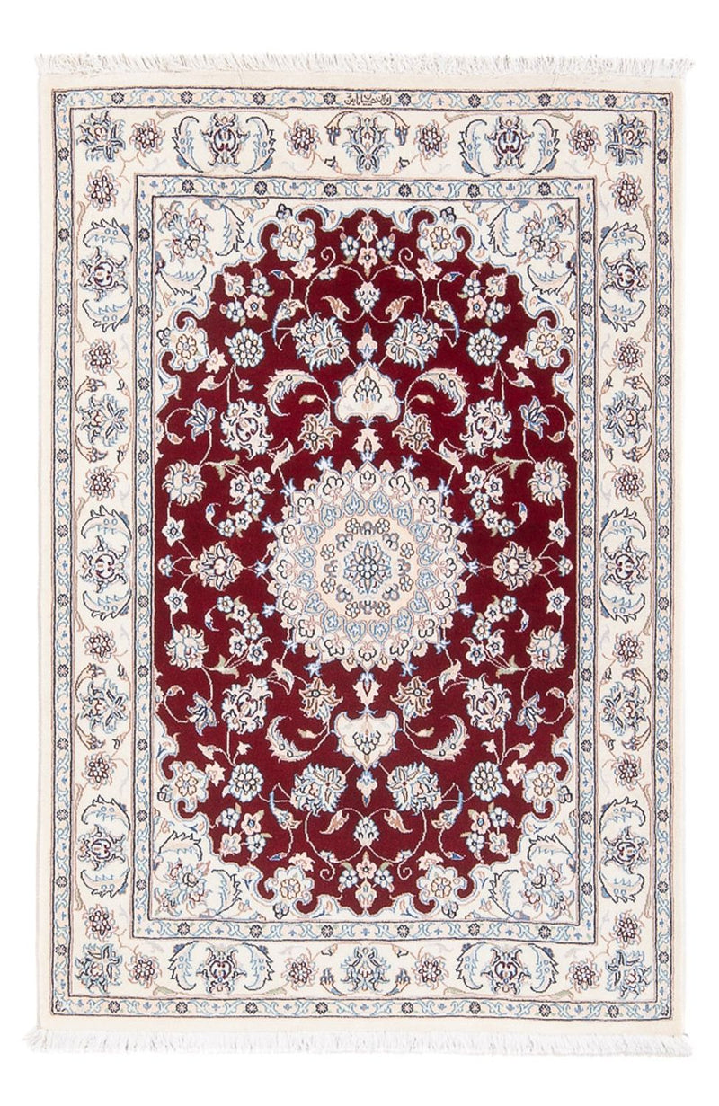 Perserteppich - Nain - Premium - 120 x 80 cm - rot