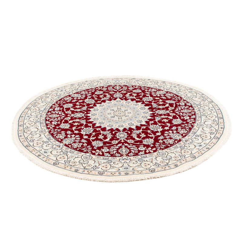 Perserteppich - Nain - Premium rund  - 150 x 150 cm - rot