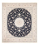 Perserteppich - Nain - 261 x 223 cm - dunkelblau