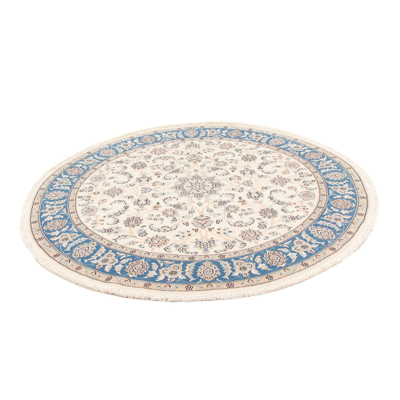Perserteppich - Nain - Premium rund  - 150 x 150 cm - creme