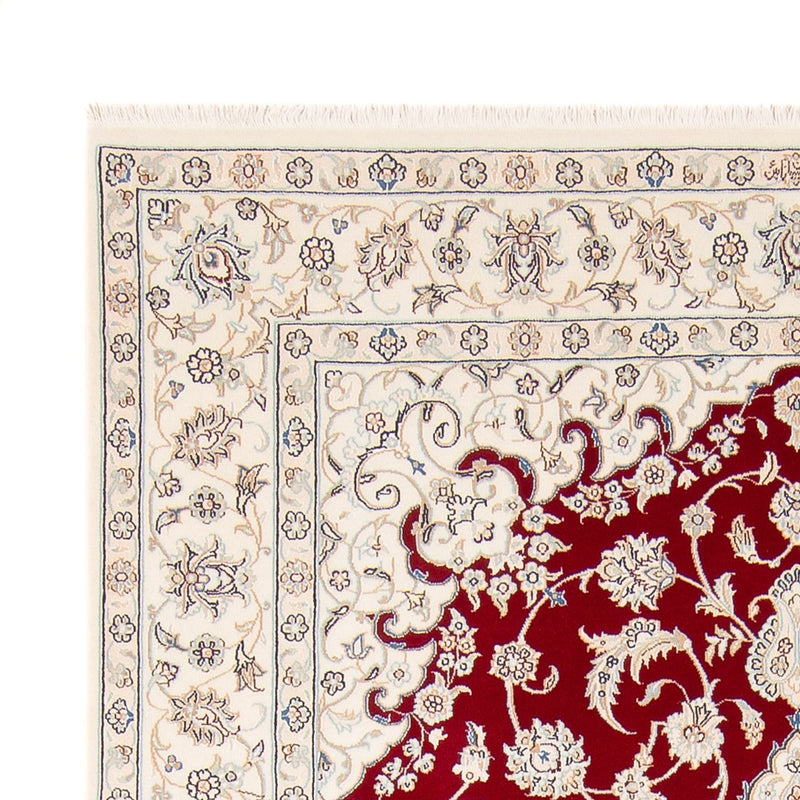 Perserteppich - Nain - 242 x 168 cm - rot