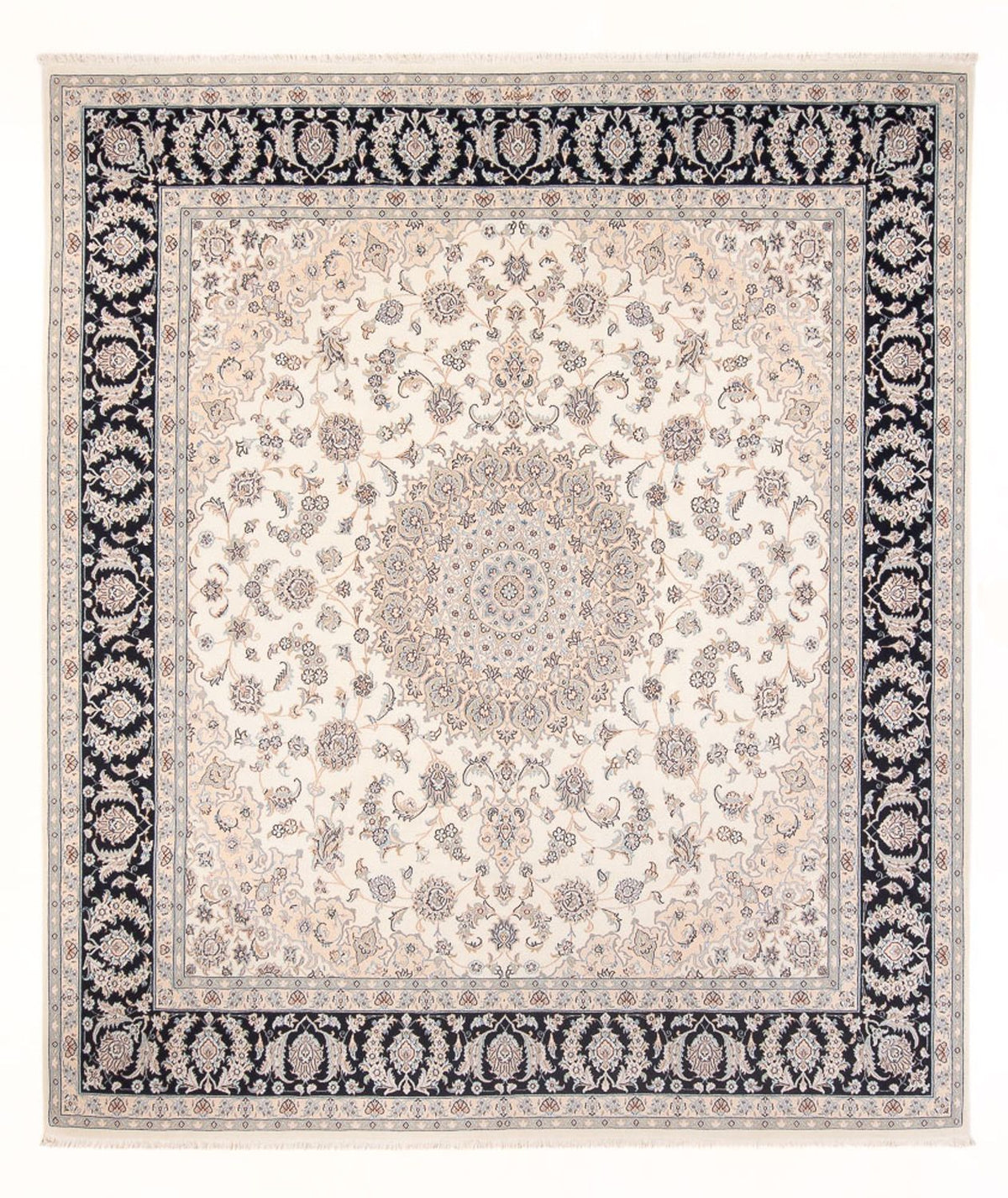Perserteppich - Nain - Premium - 270 x 251 cm - creme