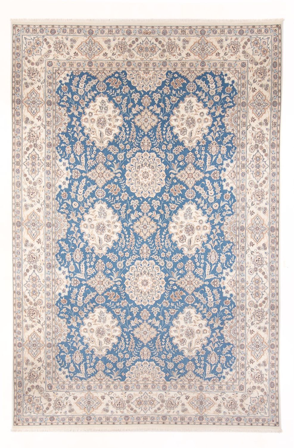 Perserteppich - Nain - Premium - 348 x 245 cm - hellblau