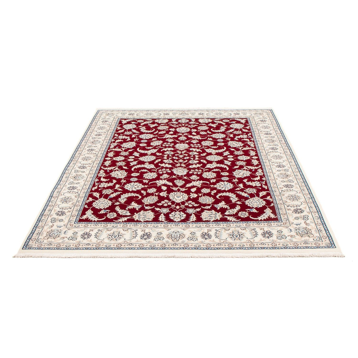 Perserteppich - Nain - Premium - 204 x 146 cm - rot