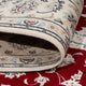 Perserteppich - Nain - 237 x 168 cm - rot