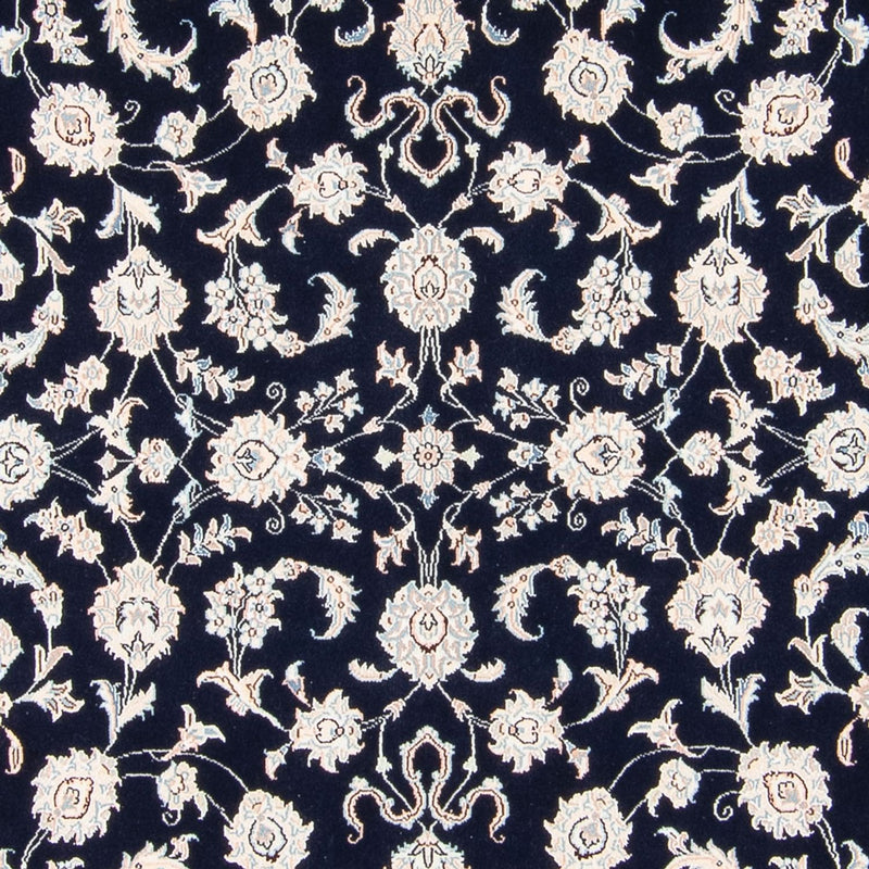 Perserteppich - Nain quadratisch  - 213 x 200 cm - dunkelblau