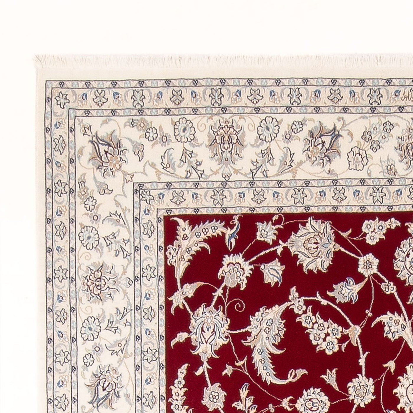 Perserteppich - Nain - Premium - 302 x 198 cm - rot