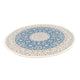 Perserteppich - Nain - Premium rund  - 157 x 150 cm - blau