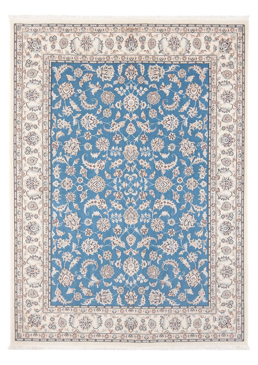 Perserteppich - Nain - Premium - 199 x 149 cm - blau