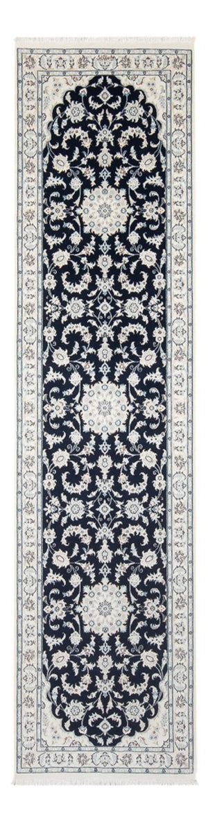 Läufer Perser - Nain - Premium - 296 x 80 cm - dunkelblau