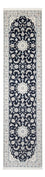 Läufer Perser - Nain - Premium - 296 x 80 cm - dunkelblau