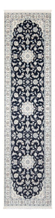 Läufer Perser - Nain - Premium - 296 x 80 cm - dunkelblau