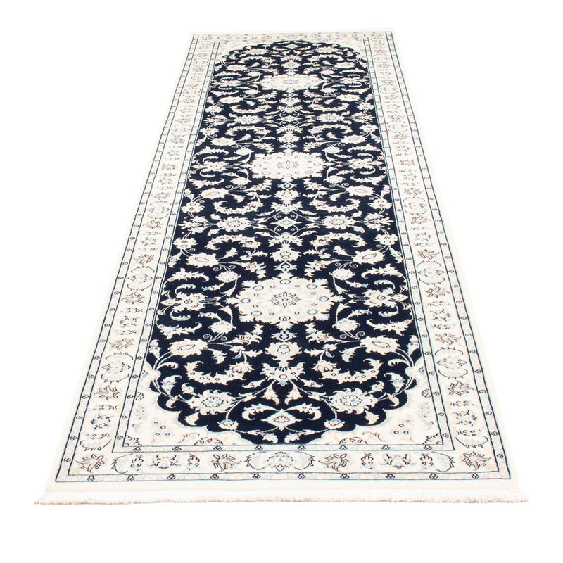 Läufer Perser - Nain - Premium - 296 x 80 cm - dunkelblau