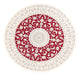 Perserteppich - Nain rund  - 200 x 200 cm - rot