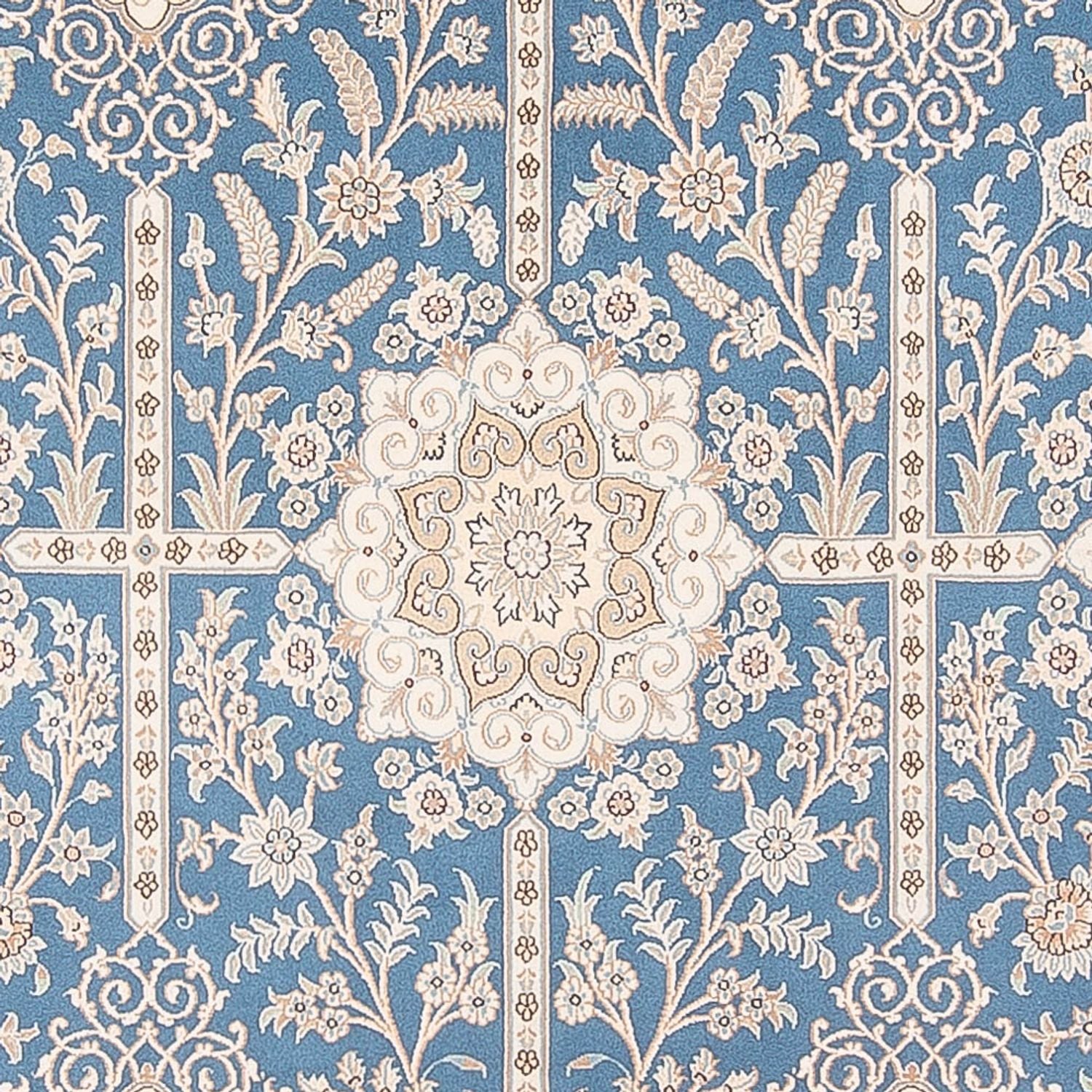 Perserteppich - Nain - Premium - 300 x 198 cm - hellblau