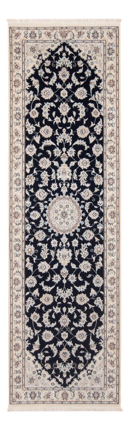 Läufer Perser - Nain - Premium - 253 x 81 cm - dunkelblau