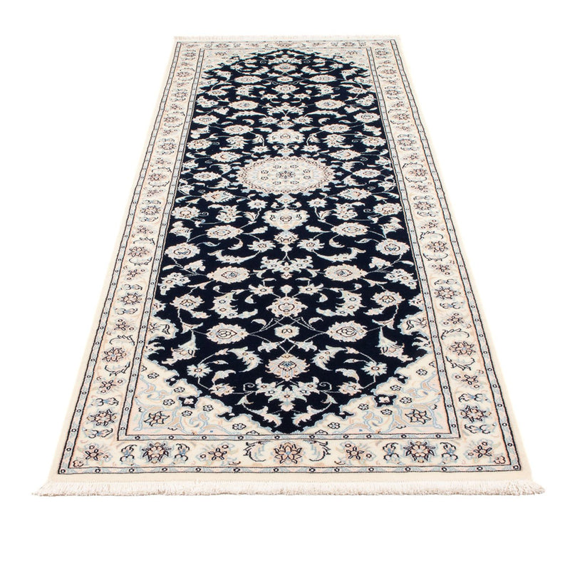 Läufer Perser - Nain - Premium - 253 x 81 cm - dunkelblau