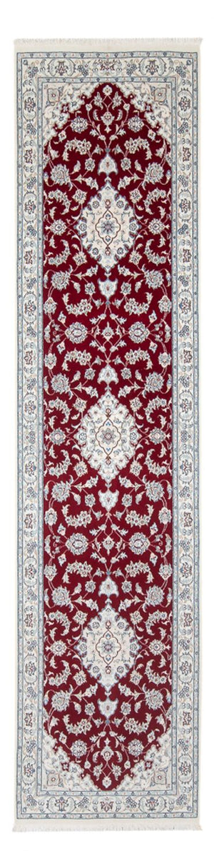 Läufer Perser - Nain - Premium - 298 x 80 cm - rot