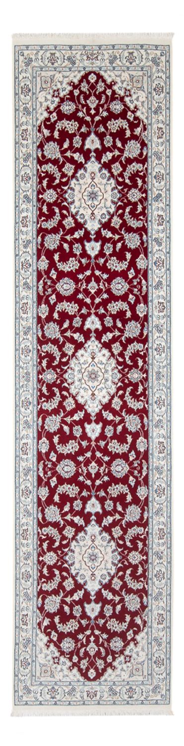 Läufer Perser - Nain - Premium - 298 x 80 cm - rot