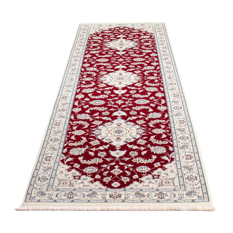 Läufer Perser - Nain - Premium - 298 x 80 cm - rot