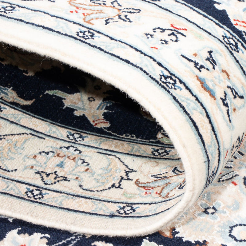 Läufer Perser - Nain - Premium - 306 x 81 cm - dunkelblau