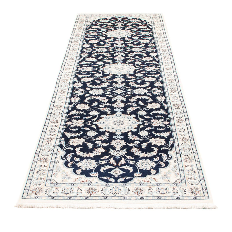 Läufer Perser - Nain - Premium - 306 x 81 cm - dunkelblau