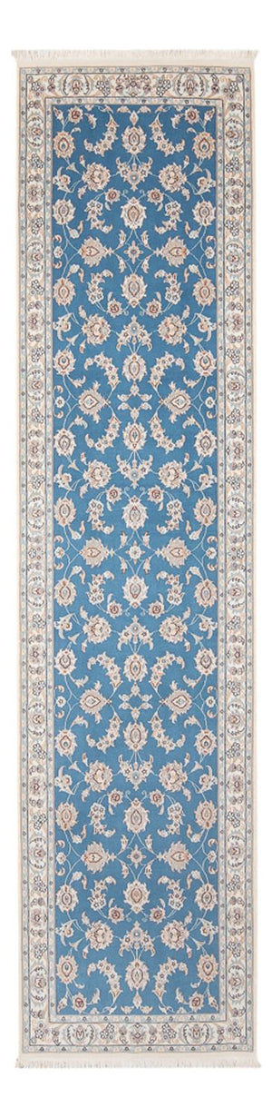 Läufer Perser - Nain - Premium - 298 x 80 cm - blau