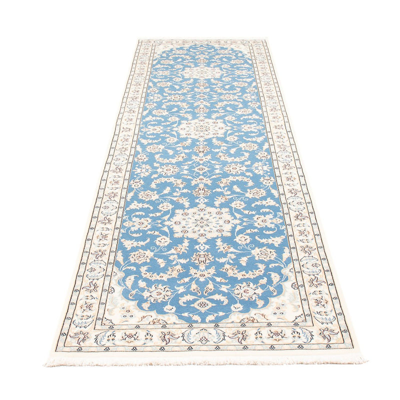 Läufer Perser - Nain - Premium - 300 x 80 cm - blau