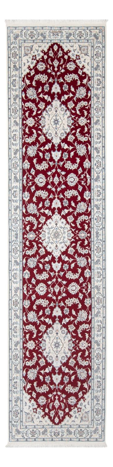 Läufer Perser - Nain - Premium - 298 x 82 cm - rot