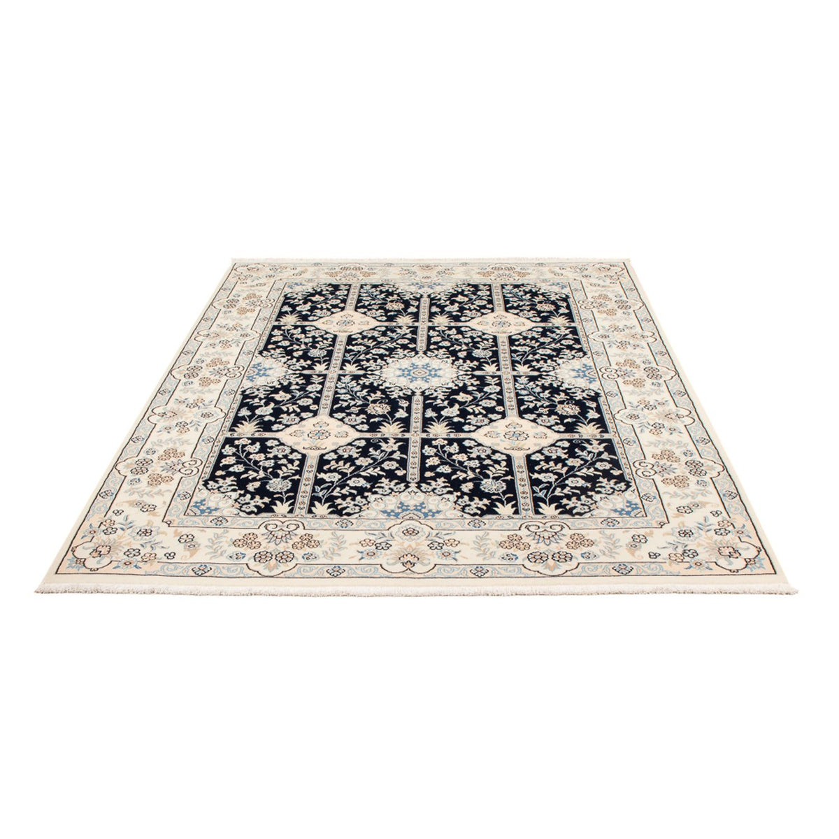 Perserteppich - Nain - Premium - 205 x 150 cm - dunkelblau