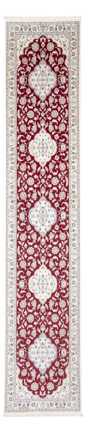 Läufer Perser - Nain - Premium - 382 x 89 cm - rot