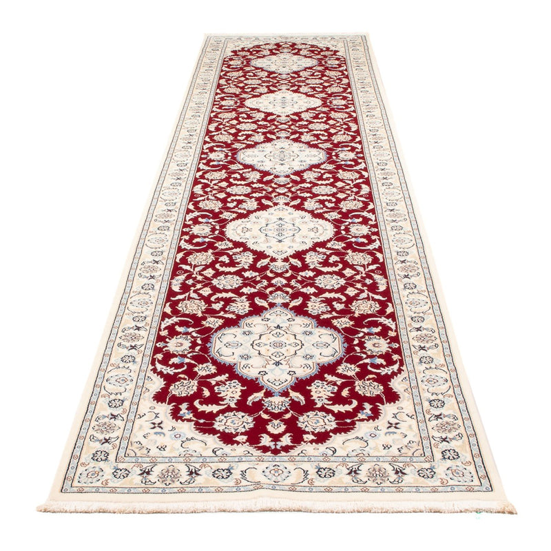 Läufer Perser - Nain - Premium - 382 x 89 cm - rot