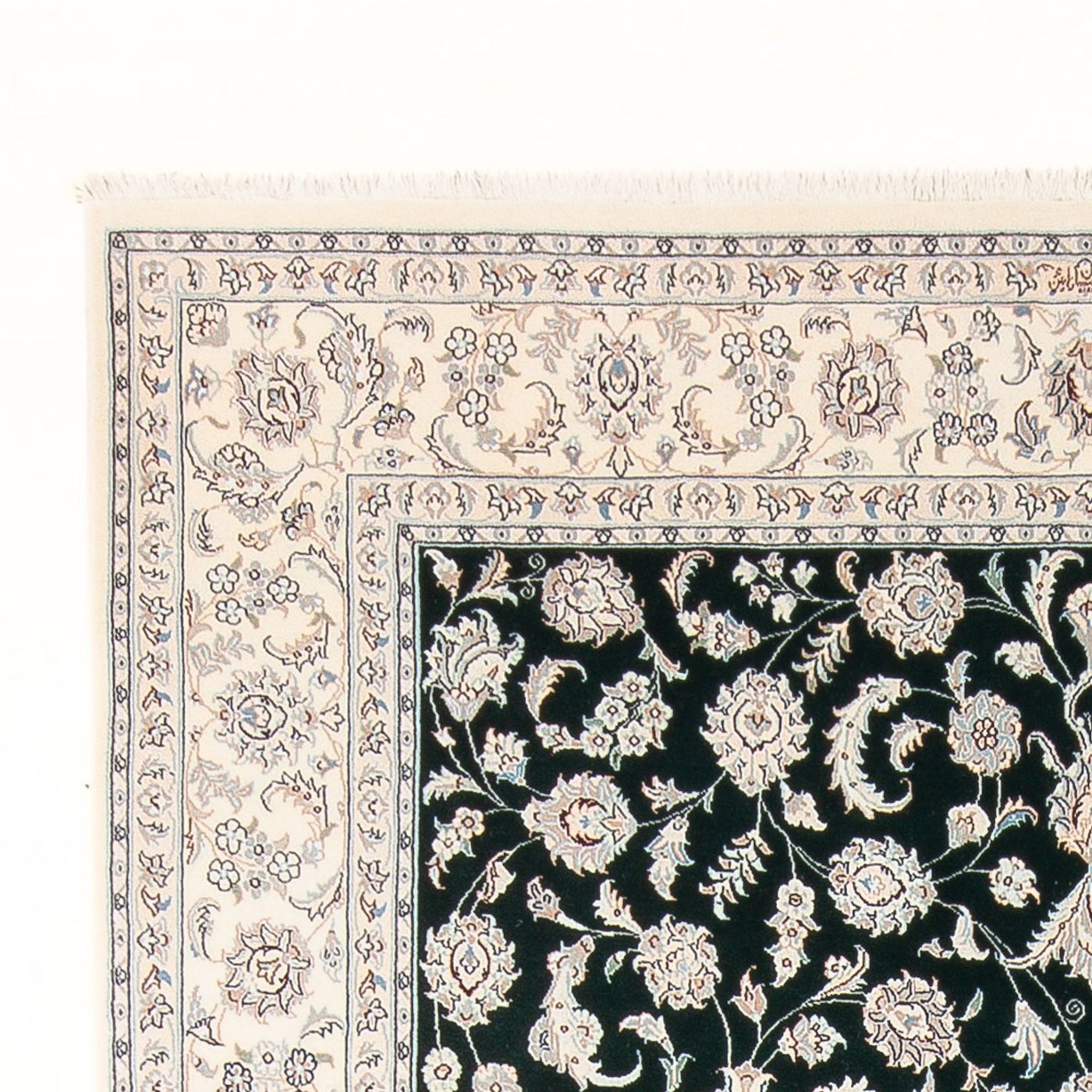 Perserteppich - Nain - Premium - 297 x 197 cm - grün