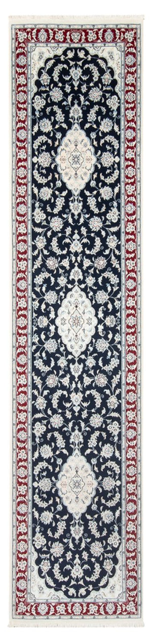 Läufer Perser - Nain - Premium - 347 x 87 cm - dunkelblau