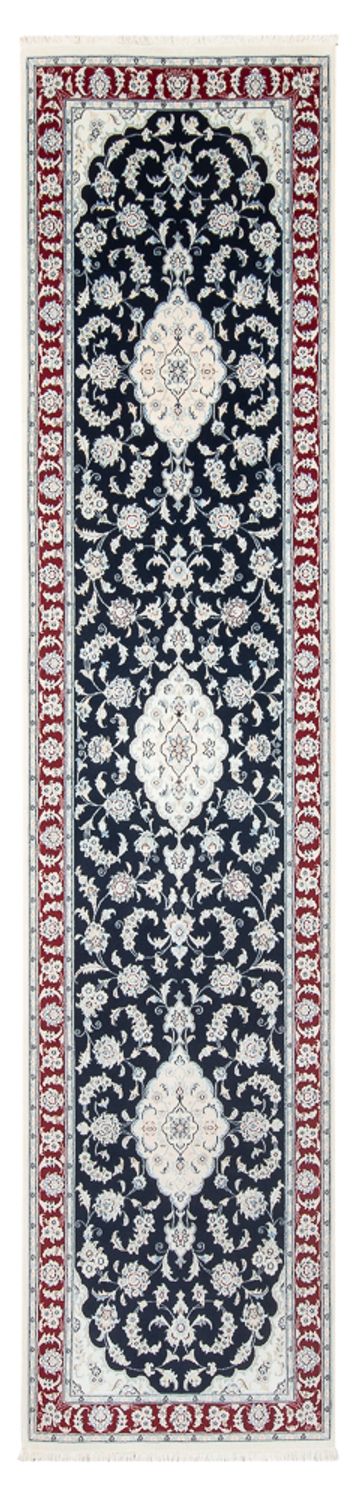 Läufer Perser - Nain - Premium - 347 x 87 cm - dunkelblau
