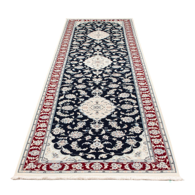 Läufer Perser - Nain - Premium - 347 x 87 cm - dunkelblau