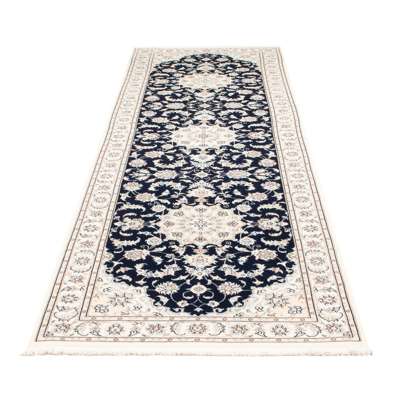 Läufer Perser - Nain - Premium - 300 x 88 cm - dunkelblau