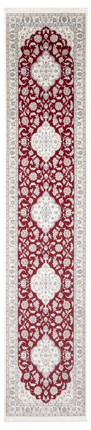 Läufer Perser - Nain - Premium - 393 x 90 cm - rot