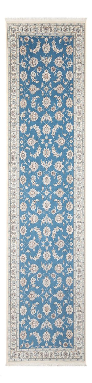 Läufer Perser - Nain - Premium - 307 x 80 cm - blau