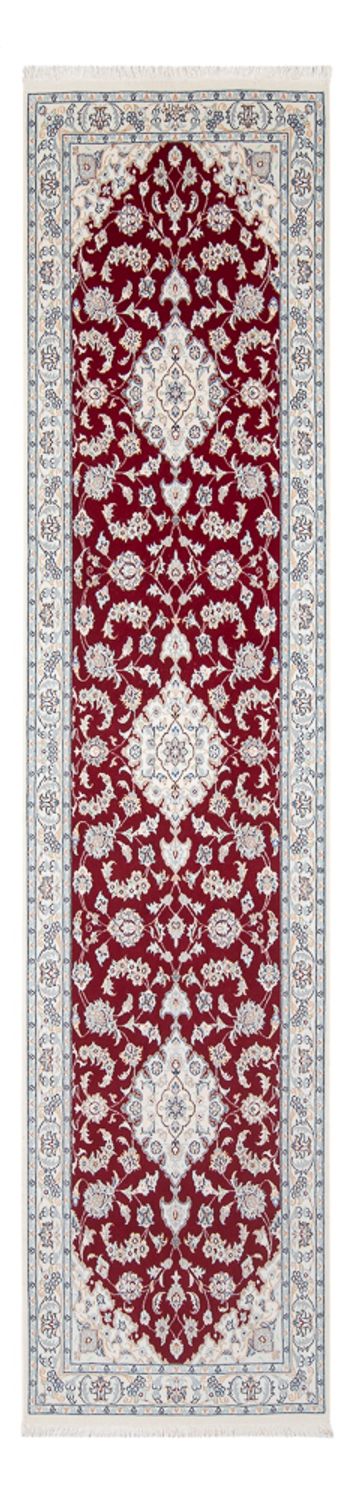 Läufer Perser - Nain - Premium - 311 x 82 cm - rot